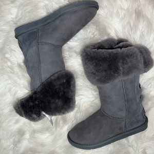 l Australia Luxe Collective l Gray l Ribbon Tie Back l Size 8 l WARM & COZY